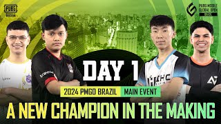 EN 2024 PMGO Brazil Main Event  Day 1  PUBG MOBILE Global Open Brazil [upl. by Colvert299]