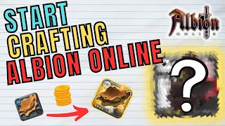 Start Crafting in Albion Online Today ✅ [upl. by Aiuoqes]