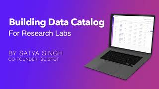 How to build a Data Catalog for research labs  Implementing LIMS [upl. by Thorfinn]