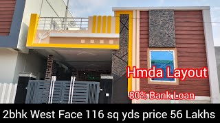 Hyderabad Near Uppal2BHK West Face 80 Bank Loan Available8897820946 [upl. by Queenie]