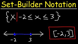 Interval Notation to SetBuilder Notation  PreCalculus [upl. by Eryt]