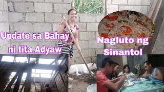 Nagkahoy sa bahay nila tita adyaw Nanguha ng Santol Nagluto ng Sinantol with Hipon Vlog414 [upl. by Motteo]