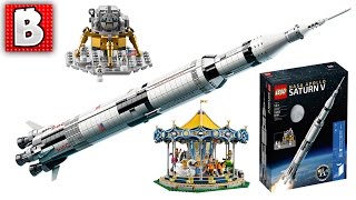 LEGO Ideas NASA Apollo Saturn V 21309 Official Images  Ninjago Set List  LEGO News [upl. by Nevanod470]