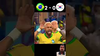 Brazil vs Korea neymar brazil football worldcup fifaworldcup fifa [upl. by Carlin]