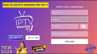 How to Install IPTV Smarters Pro on Smart TV 2024 [upl. by Nahtonoj114]