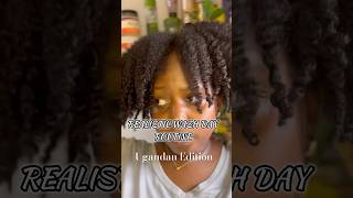 My REALISTIC WASH DAY routine washday washdayroutine naturalhair uganda [upl. by Gatian]