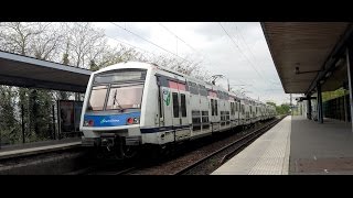 TIME LAPSE A Bord dune Z22500 Transilien SNCF du RER E [upl. by Anawk94]