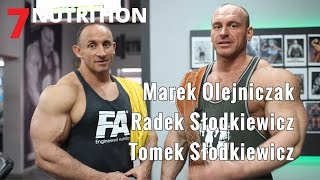 Marek Olejniczak Radek Słodkiewicz Tomek Słodkiewicz  trening tricepsów [upl. by Hartzel772]