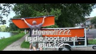 Houten Boot Bouwen  De Opvouwbare 39 m JSkif van BootBouwtekeningennl [upl. by Stephens]