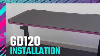 Cooler Master GD120 Gaming Desk Installation Video [upl. by Olag798]