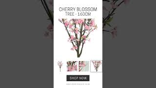 NEW  Cherry Blossom Artificial Tree  160cm [upl. by Berthoud]