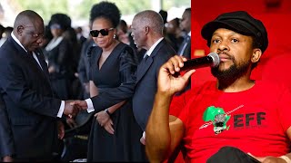 Mbuyiseni Ndlosi Hits Out At Cyril Ramaphosa After Thabo Mbeki Snubbed At Tito Mbowenis Funeral [upl. by Law48]