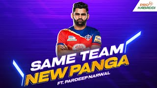 Pardeep Narwal is back with UP Yoddhas for Season 10  Same team New Panga  Pro Kabaddi [upl. by Aical]