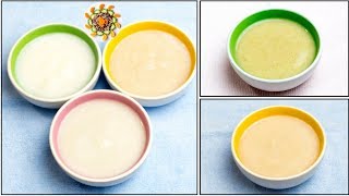 How to prepare 5 Baby Cereals at home for 6 Month old  5 Baby Food Ideas for 6 month old baby [upl. by Nageem490]