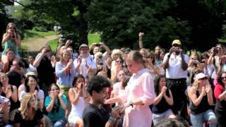 Logan and Jennas Central Park Marriage Proposal Flash Mob to Katy Perrys Firework [upl. by Bugbee]