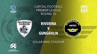 2019 NPL Capital 1st Grade Round 16  Riverina Rhinos v Gungahlin United FC [upl. by Eusadnilem]