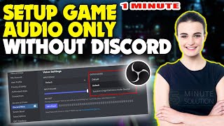 OBS  How to setup game audio only without discord 2024 Quick amp Easy [upl. by Eri]