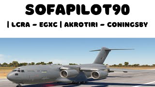 C17 Globemaster LCRA  EGXC   ATC Vatsim [upl. by Melisa]