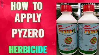 How To Apply Pyzero Herbicide [upl. by Reerg]