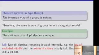 Inernal Languages for Higher Toposes  Michael Shulman [upl. by Ttreve]