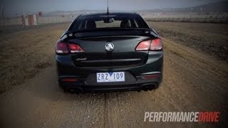 2014 Holden VF Commodore SS V Redline engine sound and 0100kmh [upl. by Aneetak]