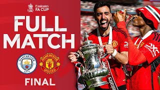 🏆 FULL MATCH  Manchester City v Manchester United  Final  Emirates FA Cup 202324 [upl. by Ahsinat467]