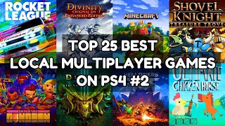 TOP 40 BEST 2 PLAYER COOP LOCAL GAMES ON PS4  BEST PS4 GAMES [upl. by Nilats]