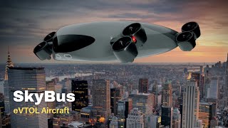 Kelekonas Colossal 40 Seater Mass Transport eVTOL Aircraft  SkyBus [upl. by Bea]