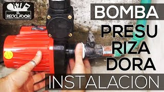 101 Bomba de agua presurizadora  como instalar [upl. by Davy736]