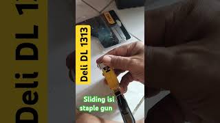 Sliding isi Staple Gun Deli DL 1313 [upl. by Anerahs]