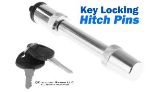 Key Locking Hitch Pins [upl. by Noelopan908]