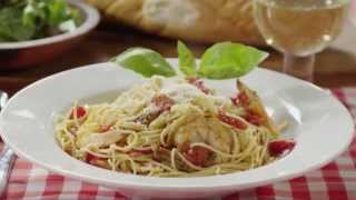 How to Make Angel Hair Pasta with Shrimp and Basil  Pasta Recipes  Allrecipescom [upl. by Dowling]