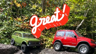 Crawler Rc Lada Niva Suzuki Sidekick Stcalixte Quebec [upl. by Hazen659]