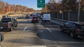 Nov 11th Big Rig Drive Ruther Glen to Lorton – Mastering the I95 Freight Run 4K HDR Truck Drive [upl. by Notna]