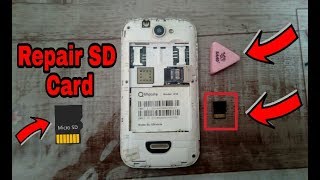 Repair Corrupted Memory CardHow to Repair damaged SD Card [upl. by Nimesay]