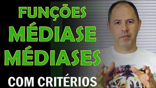 MÉDIASE e MÉDIASES – Média no Excel com Critérios [upl. by Shore260]