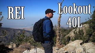 REI Lookout 40 Backpack  First Impressions [upl. by Lashoh464]