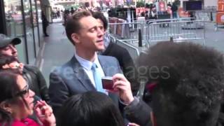 Tom Hiddleston at ’TODAY’ March 24 2016 New York City [upl. by Znieh]