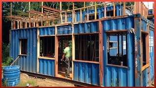 Man Builds Amazing DIY Container Home  LowCost Housing  choigotv001 [upl. by Alexi]