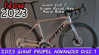 2023 GIANT PROPEL ADVANCED DISC 1 XS  WEIGHT  GIANT SLR 2 WHEELSET AND SRAM RIVAL AXS  Php215000 [upl. by Dottie]