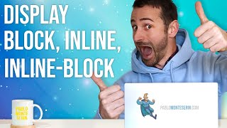 display block inline inlineblock [upl. by Aehcim]