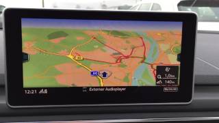 Audi Navigation plus mit MMI 2016  Der neue Audi A4 [upl. by Irene848]