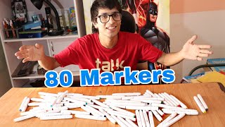 Cheap 80 Markers 😍 Review [upl. by Adnalram121]