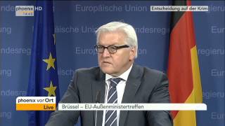 KrimKrise PK mit FrankWalter Steinmeier am 17032014 [upl. by Calabresi]