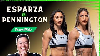 UFC 307  Carla Esparza vs Tecia Pennington 2 PREDICTION [upl. by Ball]