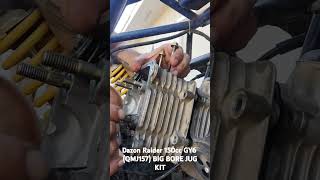 DAZON RAIDER 171CC BIG BORE KIT INSTALL rollingwrenchbigboregy6dazonraider [upl. by Durrett81]