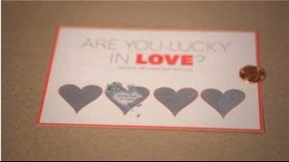 Scratch Off Card Valentines Day Craft [upl. by Mariam]