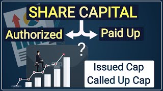 Different Types of Share Capital Explained  Authorized vs Paid Up capital  Hindi [upl. by Lukey708]