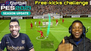 9AL Games VS Mackie pes Hd  Freekicks Challenge😂  if u loose u release ur player 😱 [upl. by Marceau288]