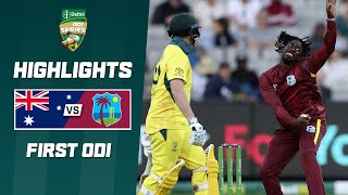 Australia v West Indies 202324  First ODI [upl. by Enenstein475]